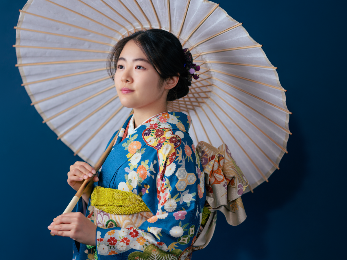 スタジオで成人式